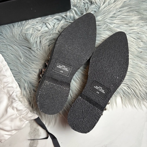 Marc Jacobs the Mary Jane studded loafer flat in black - 36 - Picture 5 of 7